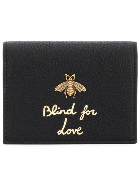 gucci blind for love wallet black|blind for love gucci earrings.